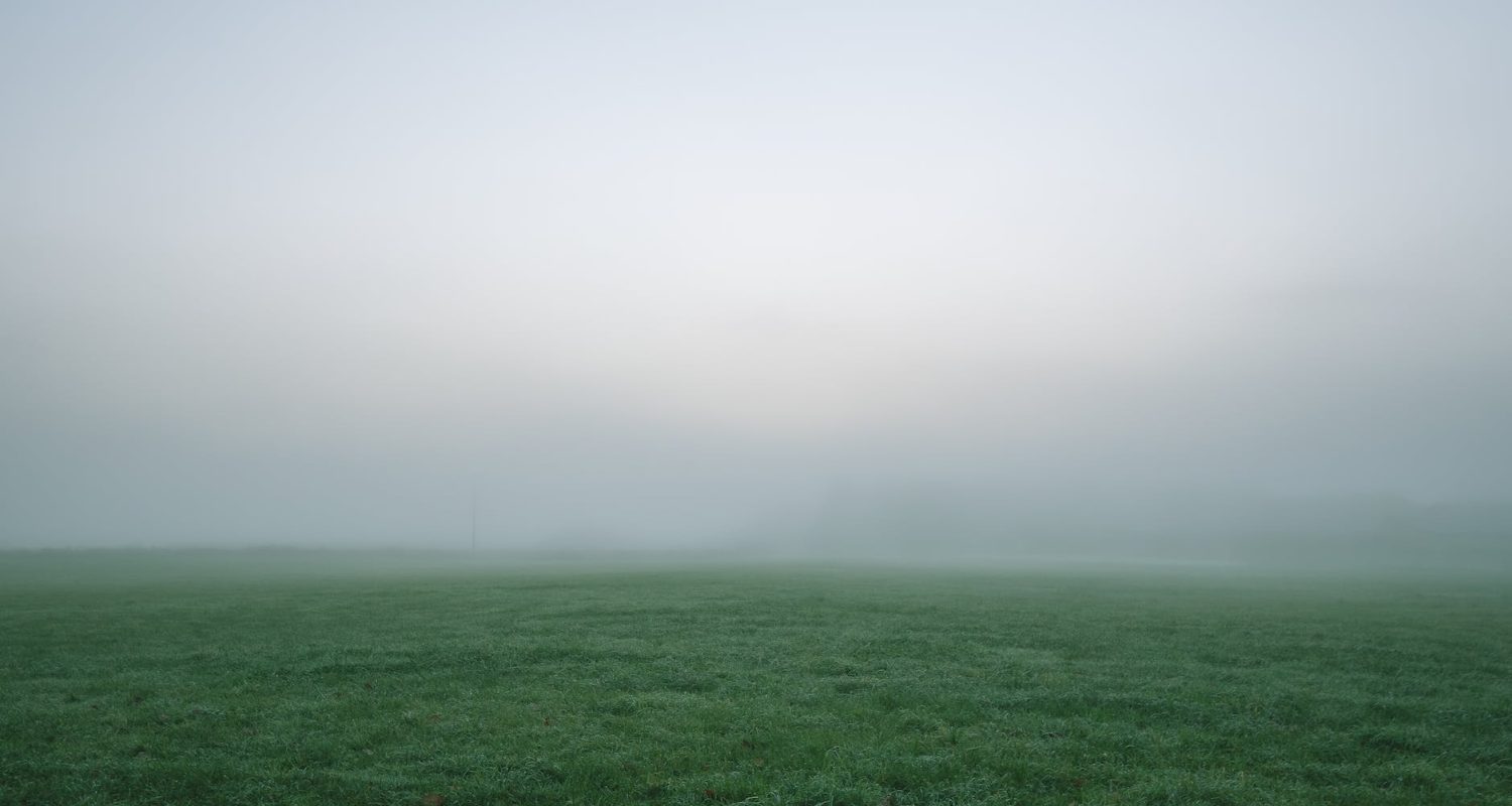 selective photography of green grass field under white and gray sky